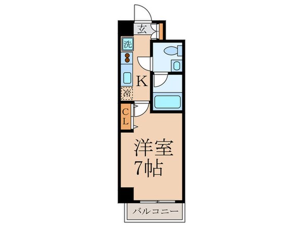 ルクレ中落合の物件間取画像